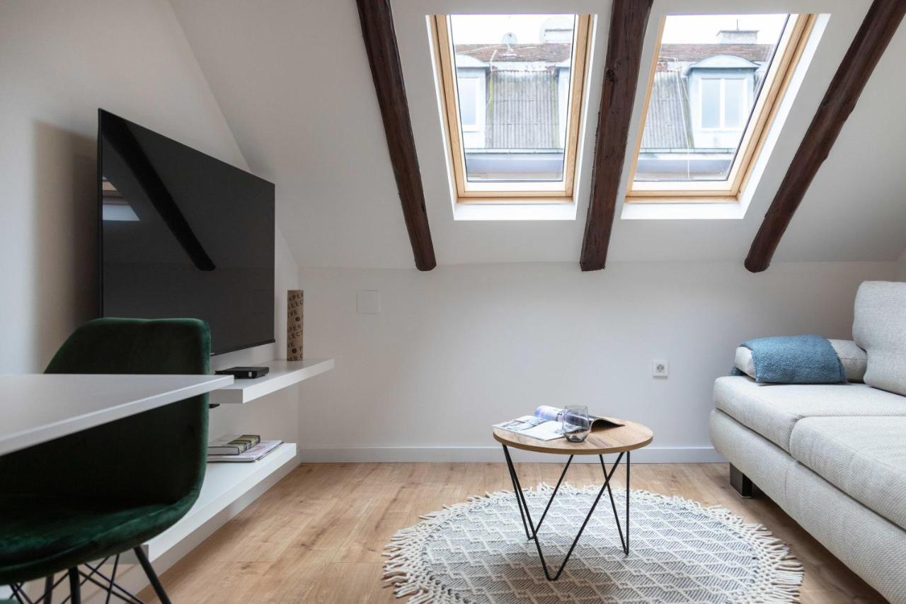 Modern Loft With Gallery In City Center Zagreb Buitenkant foto