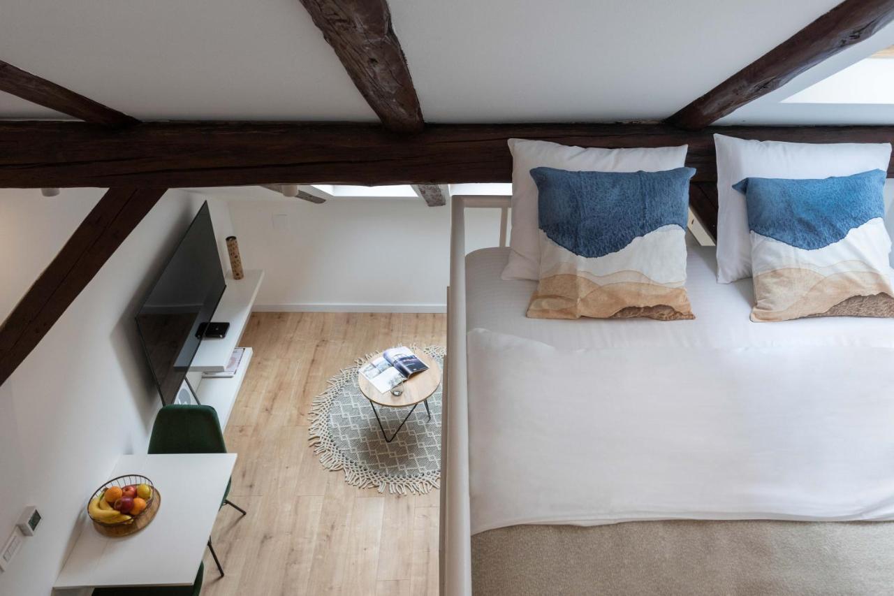 Modern Loft With Gallery In City Center Zagreb Buitenkant foto